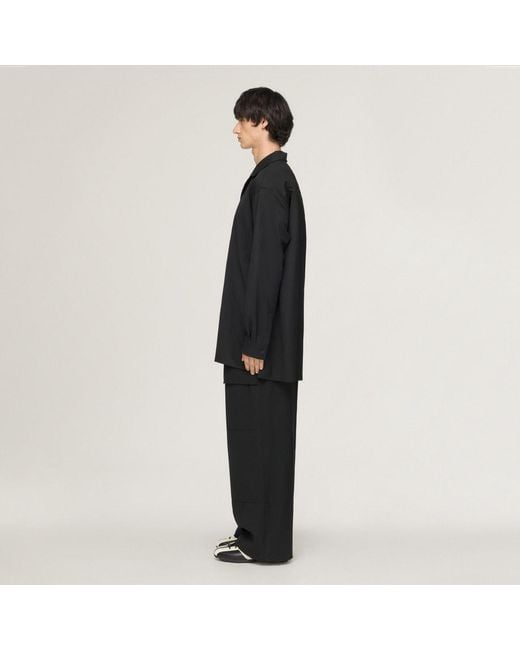 Adidas Black Y-3 Wool Adaptive Overshirt for men