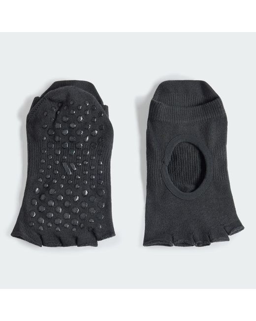 Adidas Black Yoga Pilates 5 Toe Socks