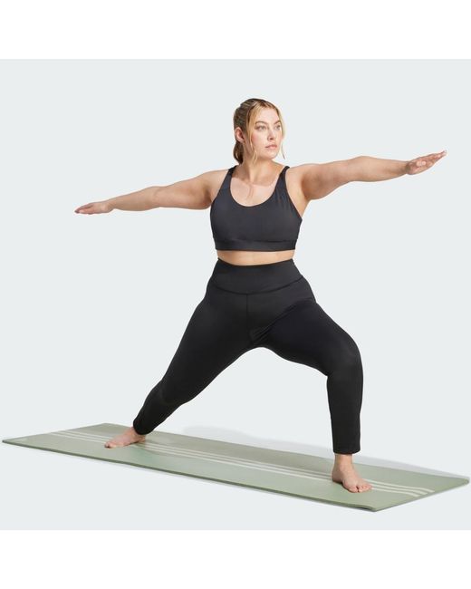 Adidas Black All Me Essentials Medium Support Bra (Plus Size)