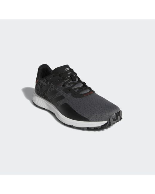Adidas Black S2G Wide Spikeless Golf Shoes for men