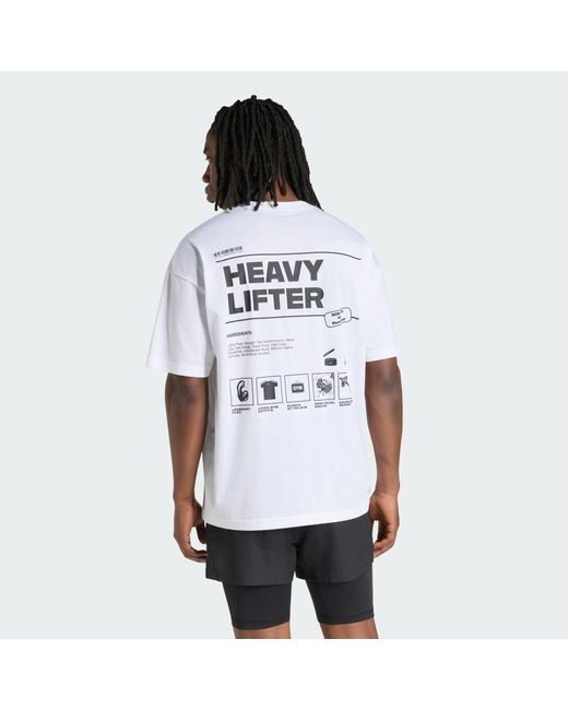 Adidas White Climacool Fun Training Graphic T-Shirt for men
