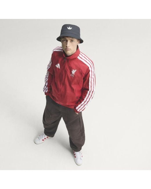 Adidas Red Liverpool Fc Home Anthem Jacket for men