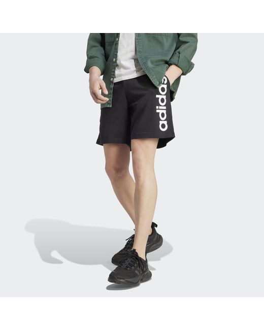 adidas linear essential t shirt shorts set