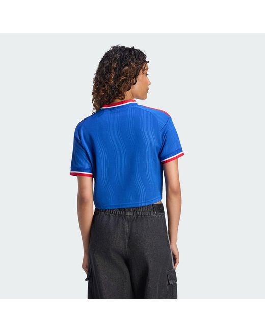 Adidas Blue Manchester United 26/27 Away Jersey Crop