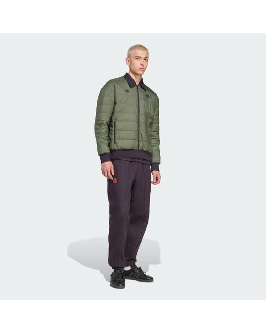 Giacca Terrace Icons Fc Bayern München di Adidas in Green da Uomo