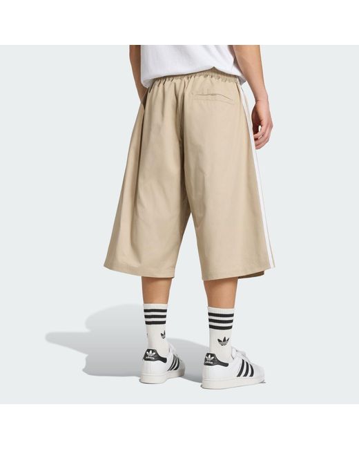 Adidas Originals Natural Adicolor Sst Cotton Twill Shorts for men