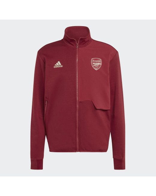 Adidas Red Arsenal Anthem Jacket for men