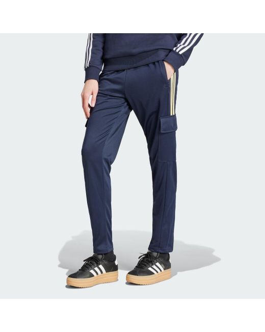 Adidas Blue Tiro Cargo Tracksuit Bottoms