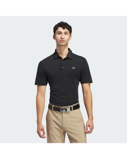 Polo De Color Sólido Ultimate365 Adidas de hombre de color Black