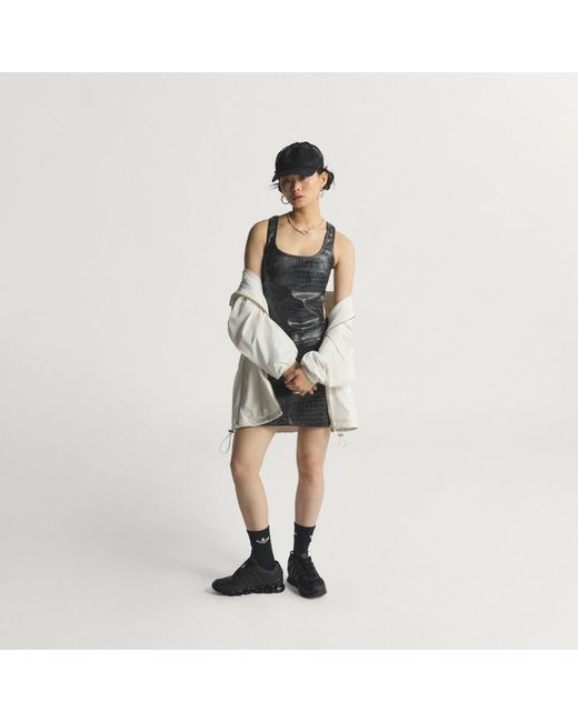 Adidas Blue Pleather Corset