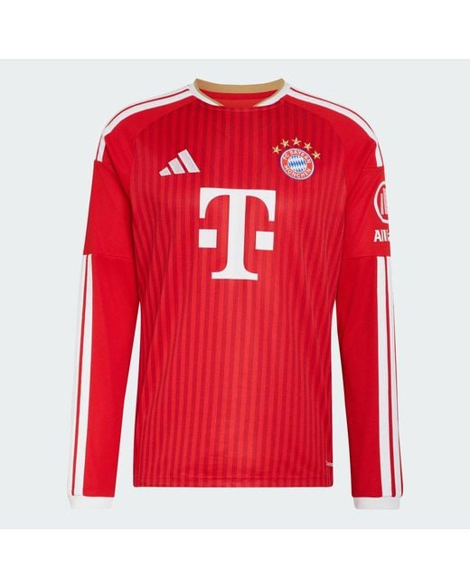 Adidas Red Fc Bayern 26/27 Home Jersey Long Sleeve for men