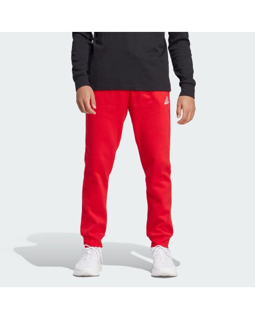 Adidas Essentials Fleece Regular Tapered Joggers for men