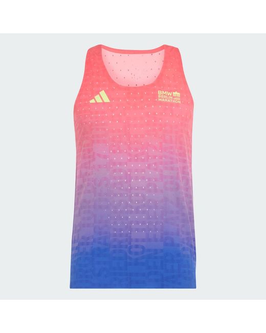 Adidas Blue Bmw Berlin-Marathon 2026 Running Tank Top for men