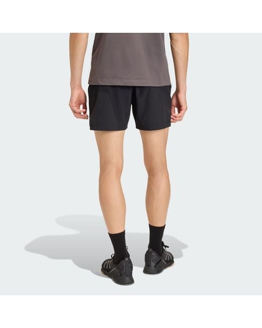 Adidas Black D4T Essentials Shorts for men