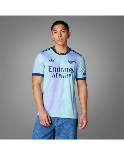 Adidas Blue Arsenal 24/25 Third Jersey for men