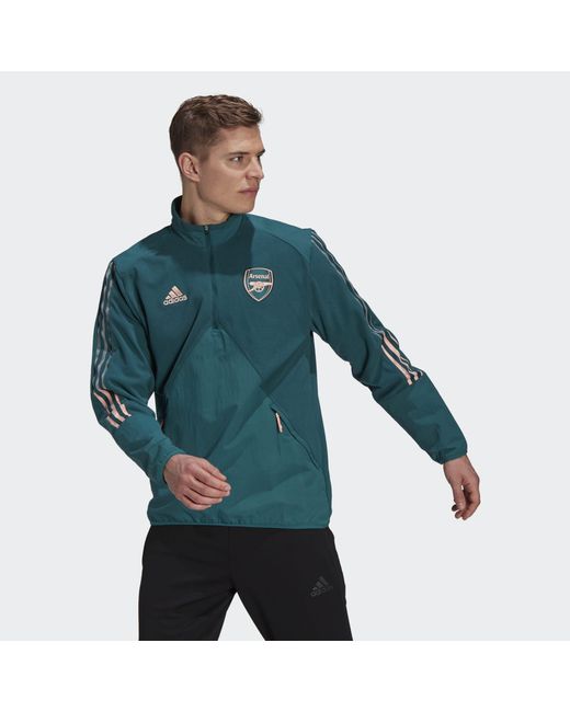 adidas Arsenal Travel Fleece Top in 