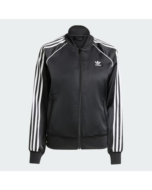 Sst Adicolor Satin Giacca Da Allenamento di Adidas in Black