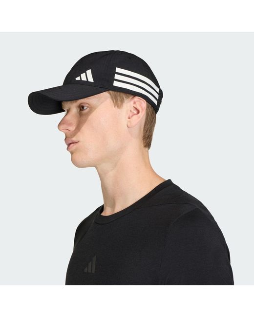 Cappellino 3 Stripes Training Essentials di Adidas in Black