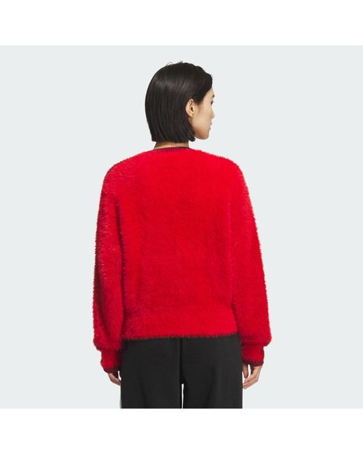 Adidas Red Crafted Cardigan