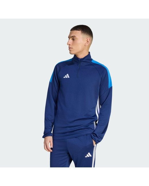 Adidas Blue Tiro 26 Essentials Training Top for men