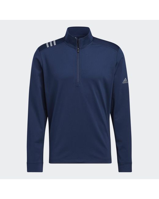 Adidas Blue Advantage Half-Zip Golf Pullover for men