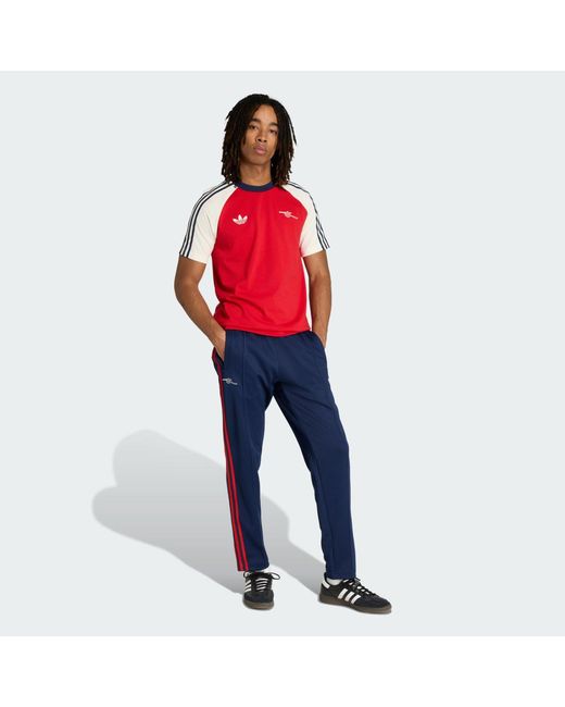 Adidas Originals Blue Arsenal Culturewear Track Pants for men