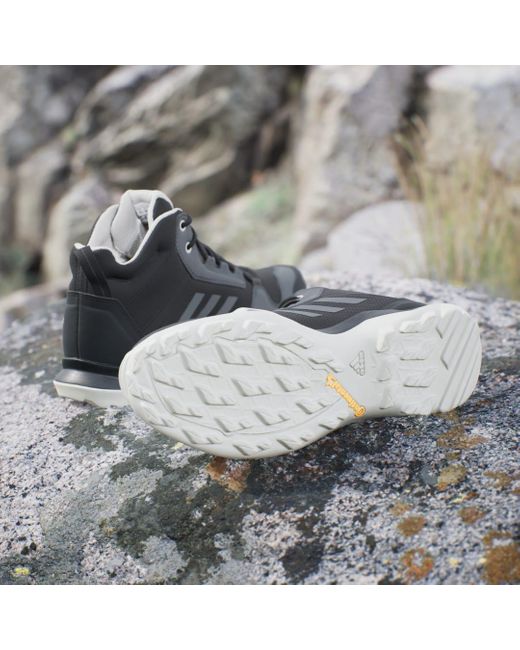 Adidas Black Terrex Ax3 Mid Gore-tex Hiking Shoes