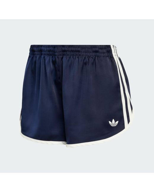 Adidas Blue 3 Stripes Sprinter Shorts