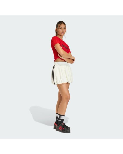 Adidas White Balloon Skirt