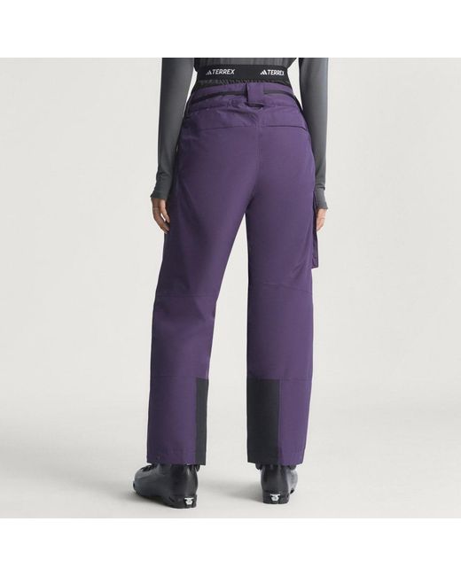 Adidas Purple Terrex Xploric 2 Layer Insulated Climaproof Tracksuit Bottoms