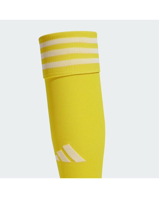 Adidas Yellow Team Sleeve 23 Knee Socks