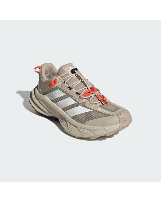 Adidas White Terrex Freehiker Sl Gore-Tex Hiking Shoes for men