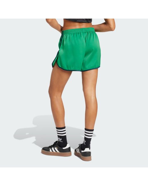 Short Adicolor 3-Stripes Sprinter di Adidas in Green