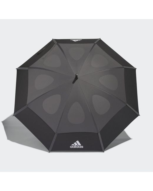 Adidas Gray Double Canopy Golf Umbrella 64"