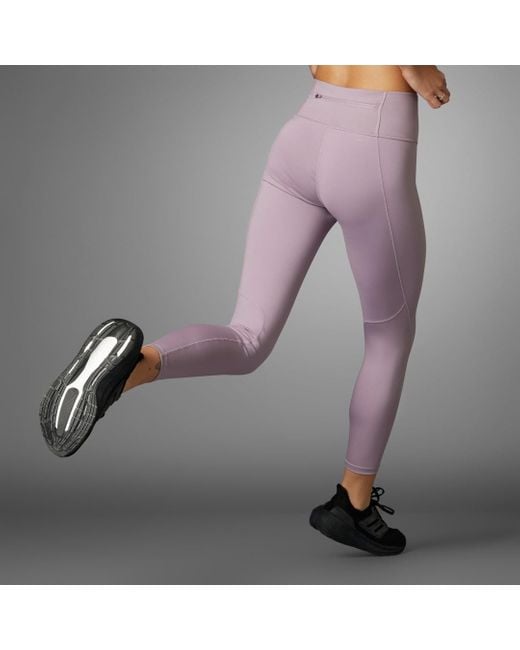 Leggings 7/8 Da Running Ultimate di Adidas in Gray