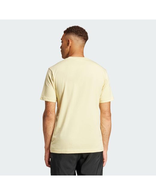 Adidas Natural Essentials Logo Single Jersey Tee for men