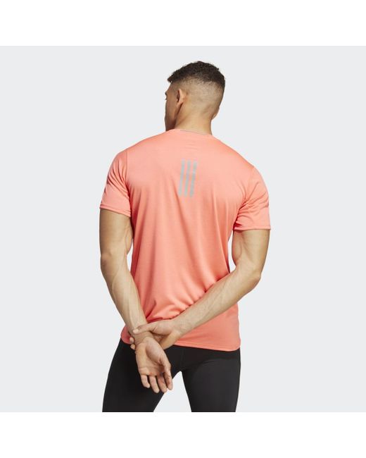 adidas Designed 4 Running T-Shirt in Rot für Herren | Lyst DE