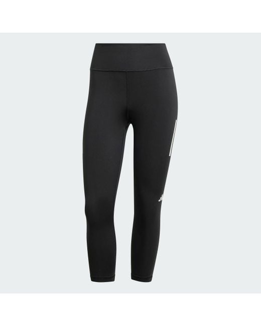 Adidas Originals Black Own The Run 3/4 Leggings