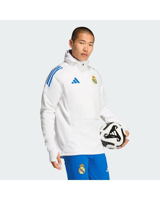 Adidas Blue Real Madrid Tiro 25 Competition Winterized Top for men