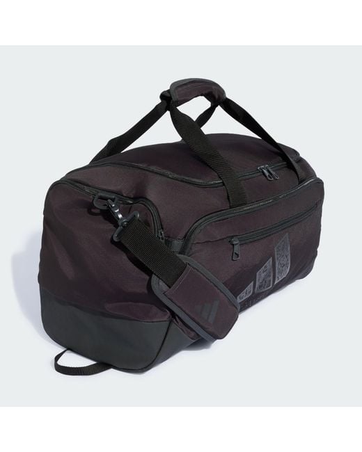 Adidas Black Training Defender Graphic Duffle Bag Small