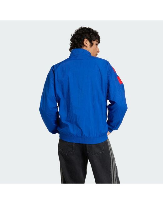 Adidas Blue Archive Blocked Track Top for men