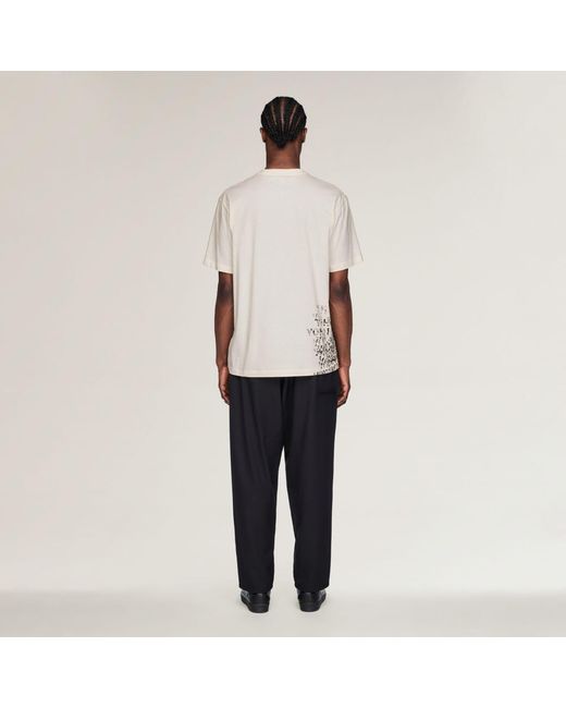 Adidas Natural Y-3 Gfx Short Sleeve T-Shirt