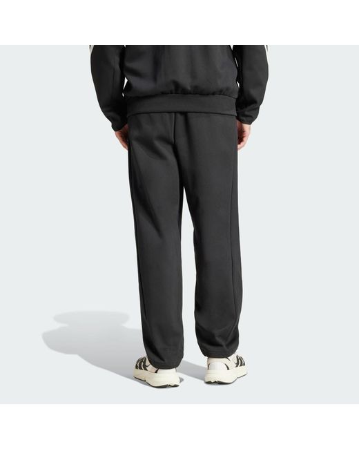 Adidas Black Z.N.E. Open-Hem Joggers for men