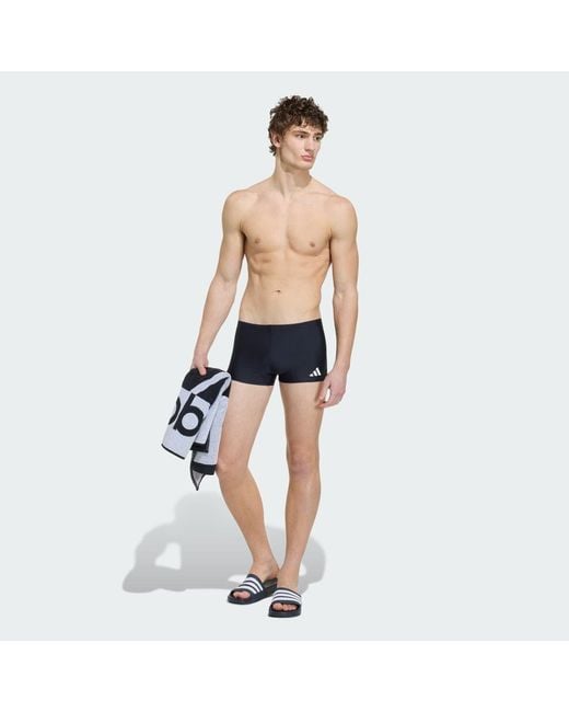 Bañador Tipo Bóxer Solid Adidas de hombre de color Blue