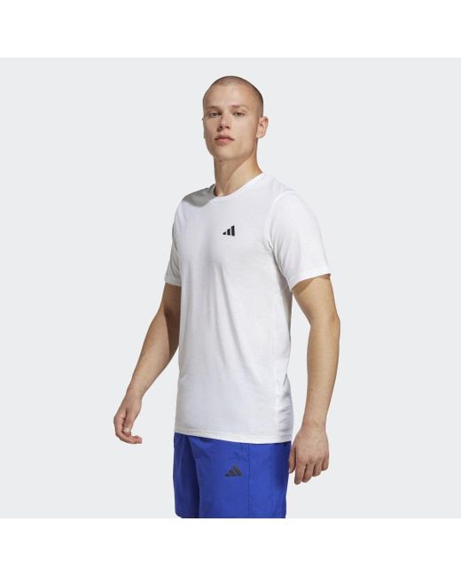 Maglietta da allenamento da di Adidas in White da Uomo