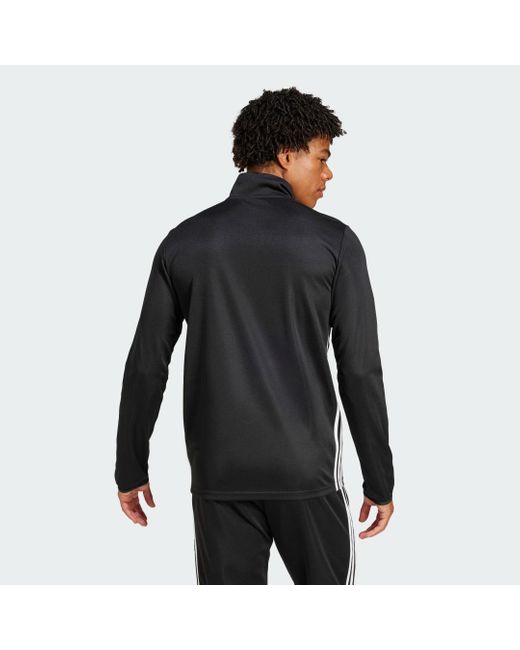 Adidas Black Tiro 25 Essentials Training Top for men