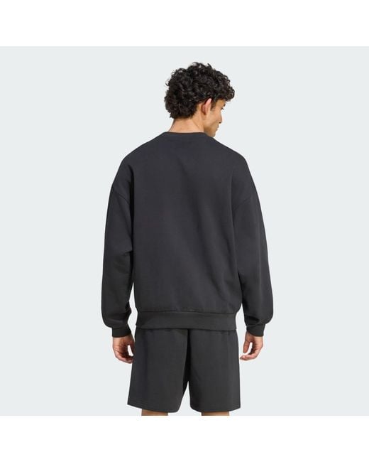 Adidas Black Kit Small Logo Sweatshirt for men