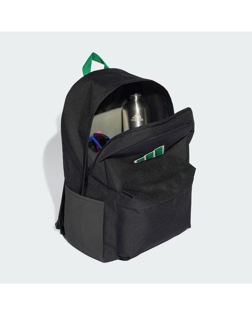 Adidas Black Essentials Logo Backpack