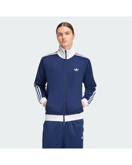 Adidas Blue Beckenbauer Track Top for men