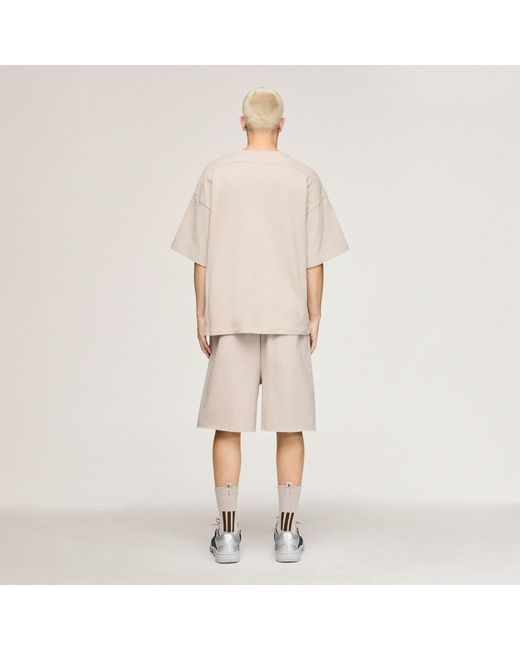 Adidas Natural X Entire Studios Uniform Heavy Drop Shorts for men